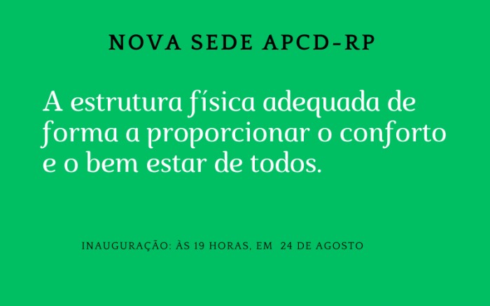 Uma nova estrutura para receber a classe, agora no Polo FAOA