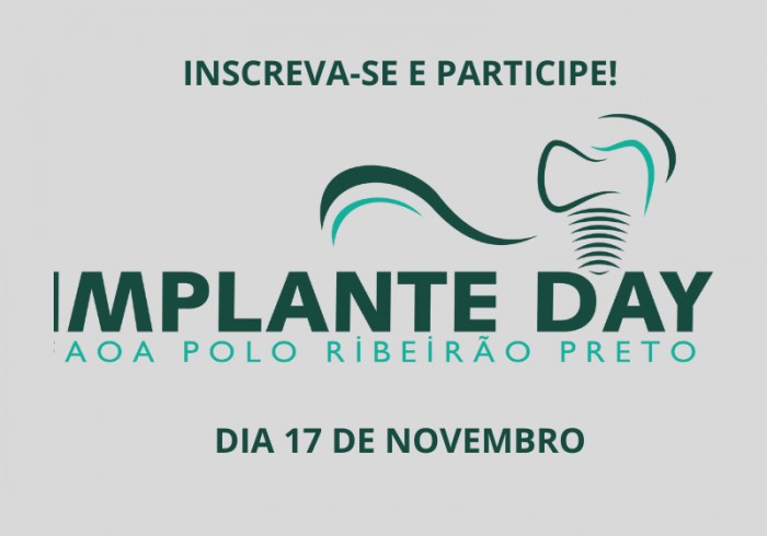 Um dia voltado para Implantodontia na APCD-RIBEIRÃO-POLO FAOA