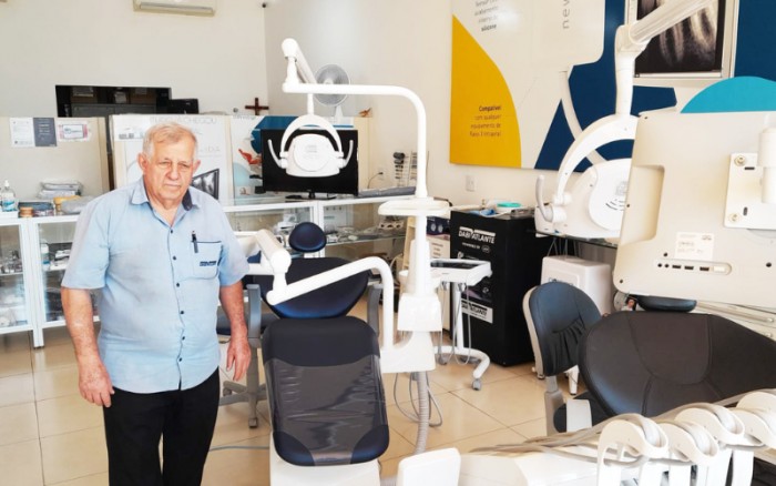 Cesar Nomelini: há quase 50 anos comercializando os produtos Dabi Atlante