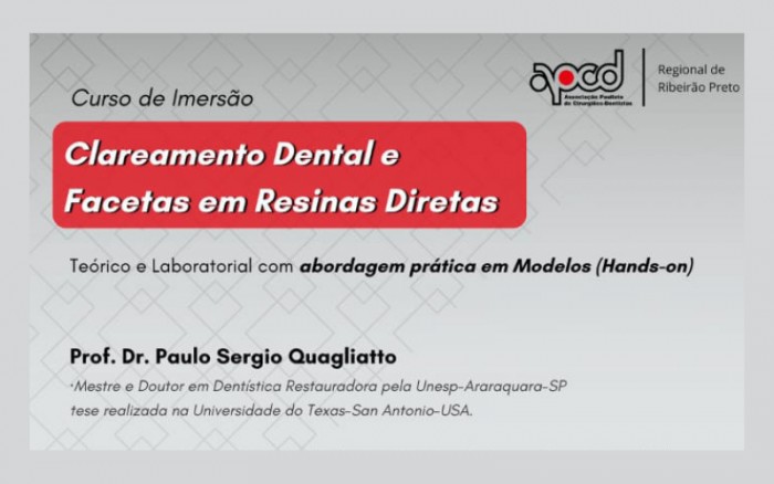 Imersão - Clareamento Dental e Facetas em Resinas Diretas