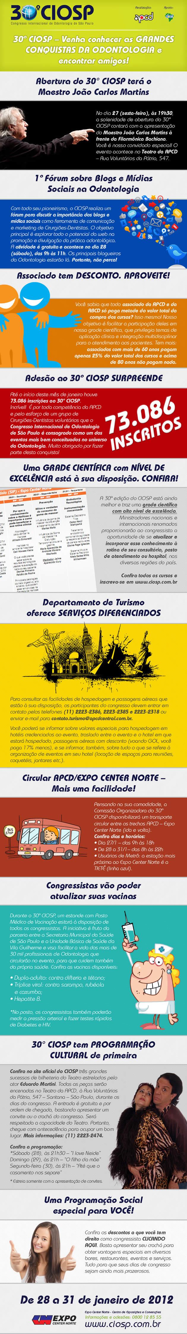 De olho no 30º CIOSP