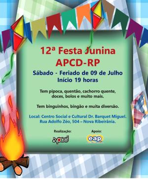 12ª Festa Junina APCD-RP