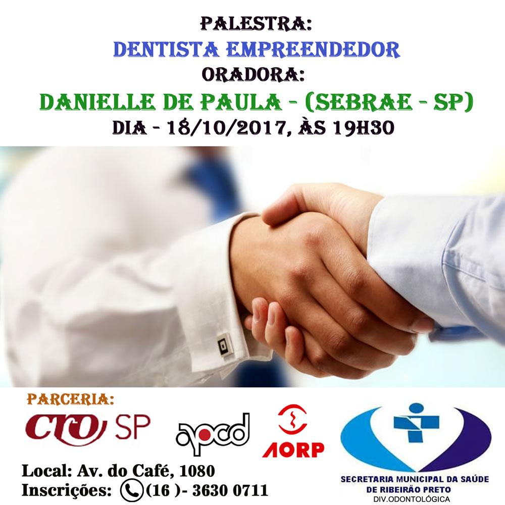 Vem aí a palestra dentista empreendedor!