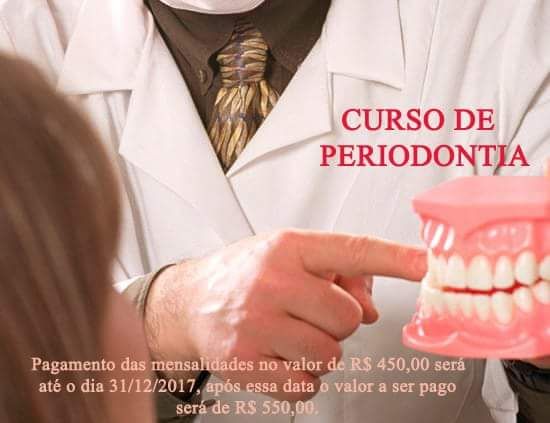 Curso de Periodontia é na APCD - RP!