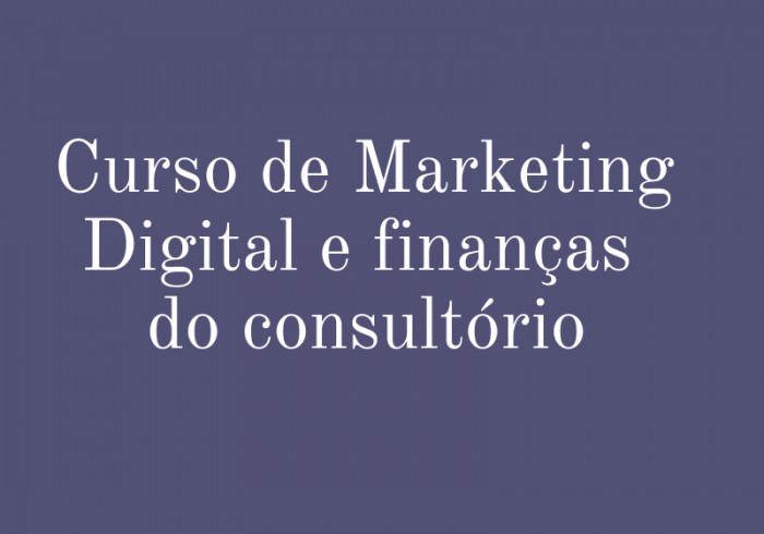 Com o prof. Eber Feltrim. Dias 16 e 17, na APCD Ribeirão Preto