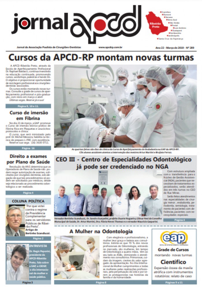 Revista APCD Ribeirão -  (ed. 289)